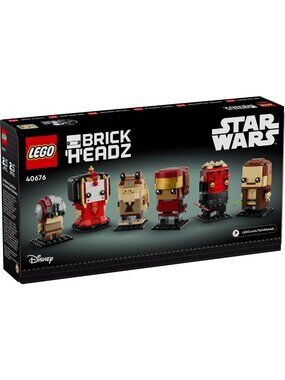 LEGO Star Wars BrickHeadz Phantom Menace - Collectible Star Wars Figures 40676